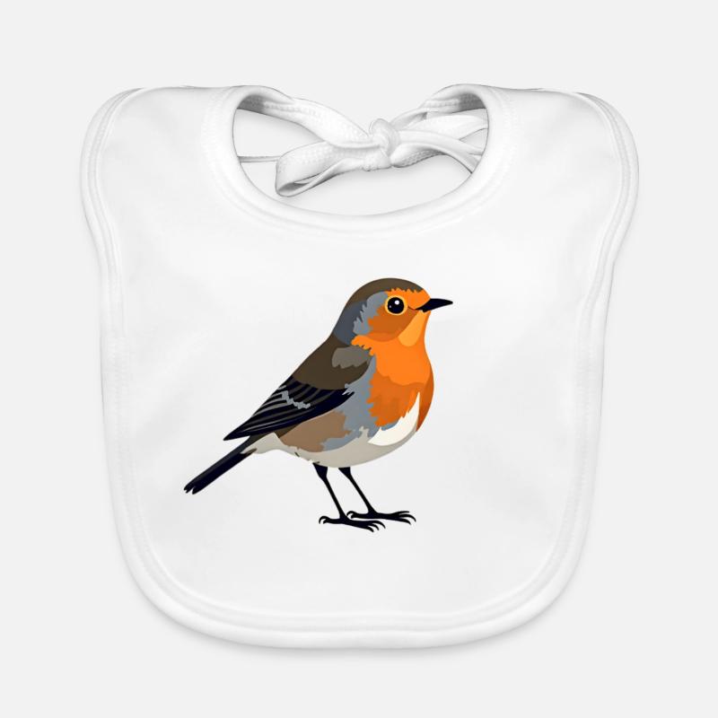 robin Organic Baby Bibs
