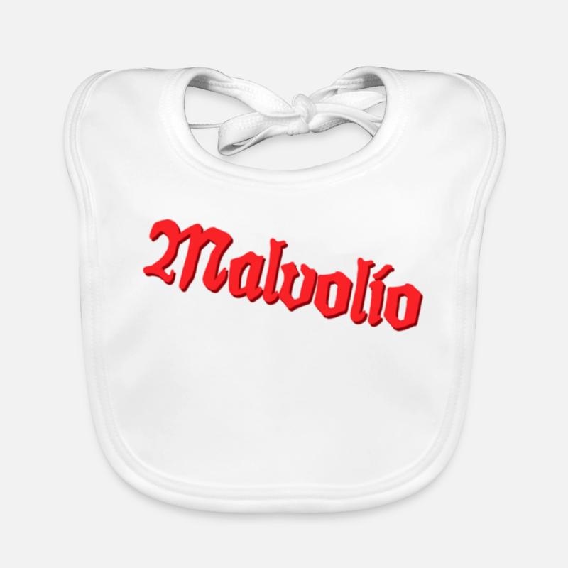 Malvolio - Bavoir bio Bébé - blanc