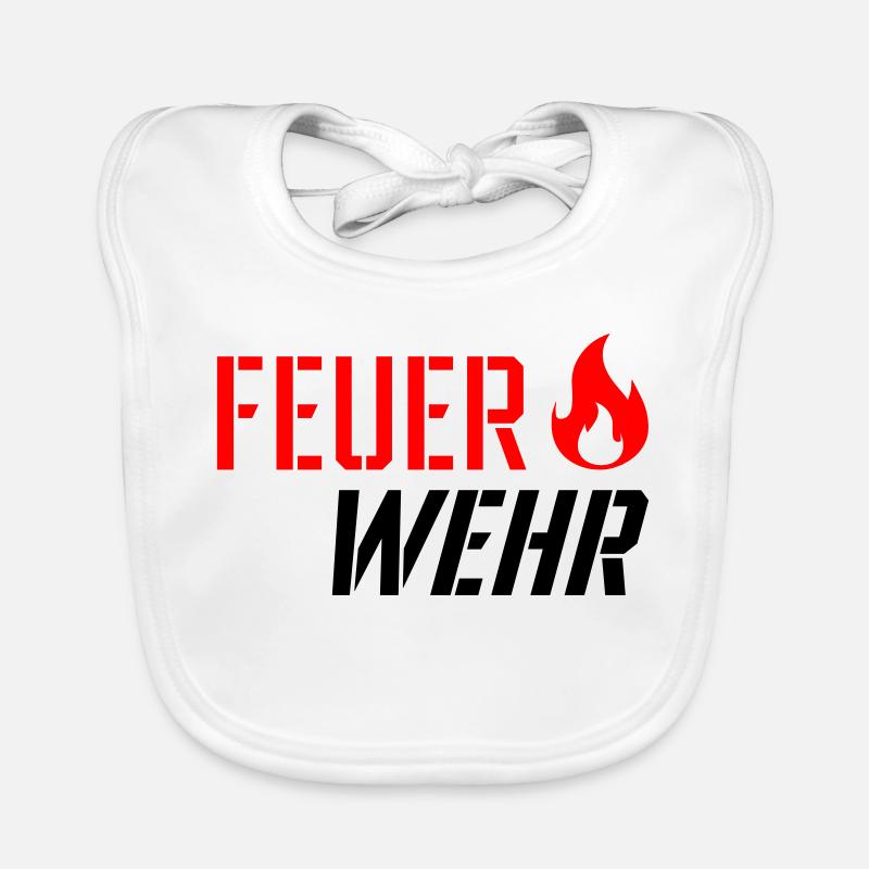 Fire brigade Organic Baby Bibs