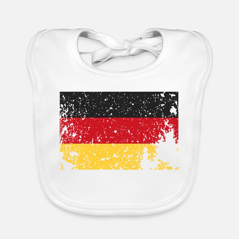 Germany Flag Organic Baby Bibs