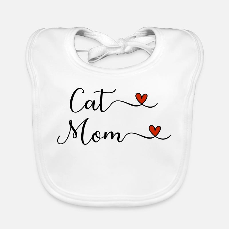 Cat mom Organic Baby Bibs