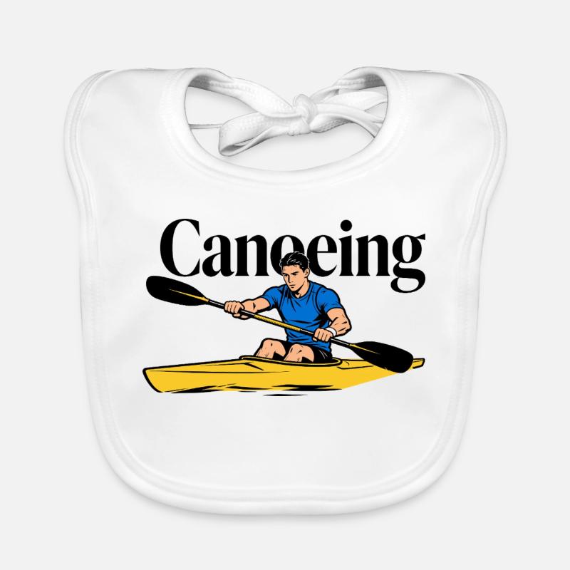 canoeing canoeing Organic Baby Bibs