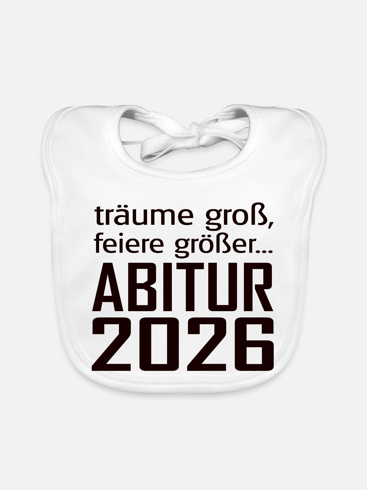 ABI  - Baby Bio-Lätzchen - Weiß - Vorne
