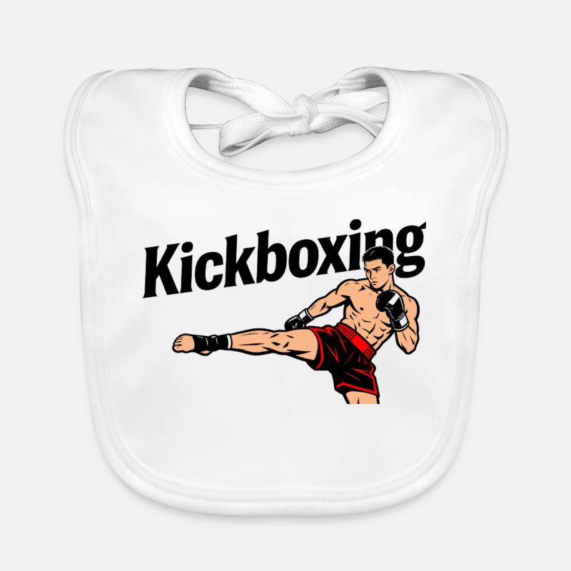 Kickboxen Baby Bio-Lätzchen