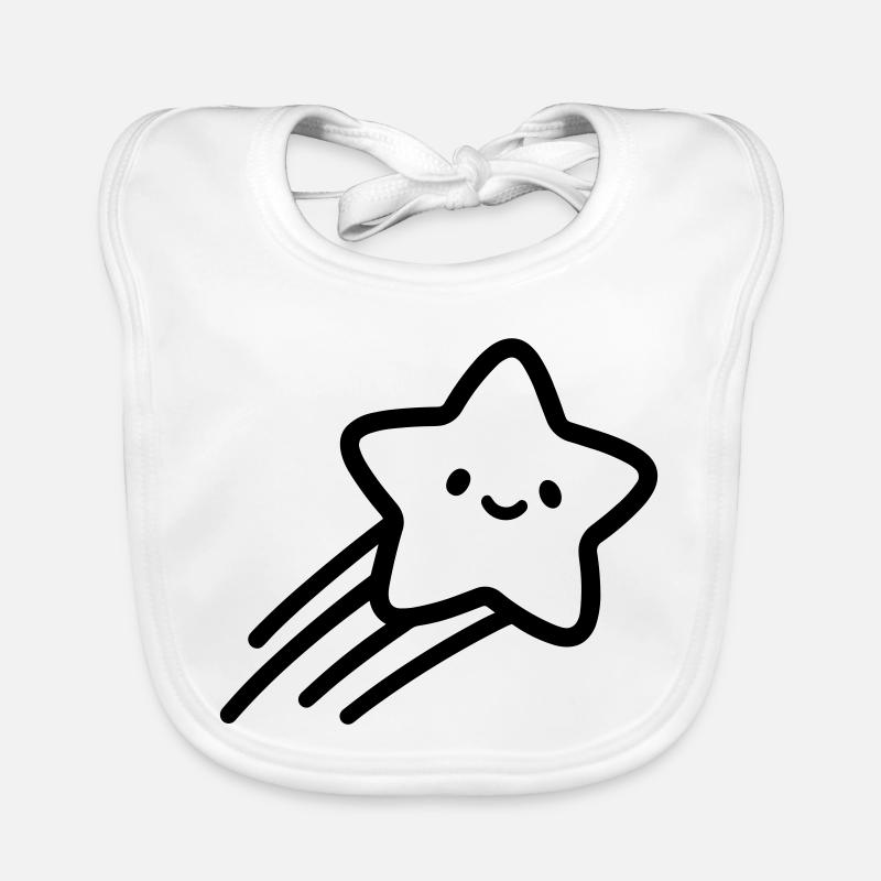 Sternschnuppe Baby Bio-Lätzchen