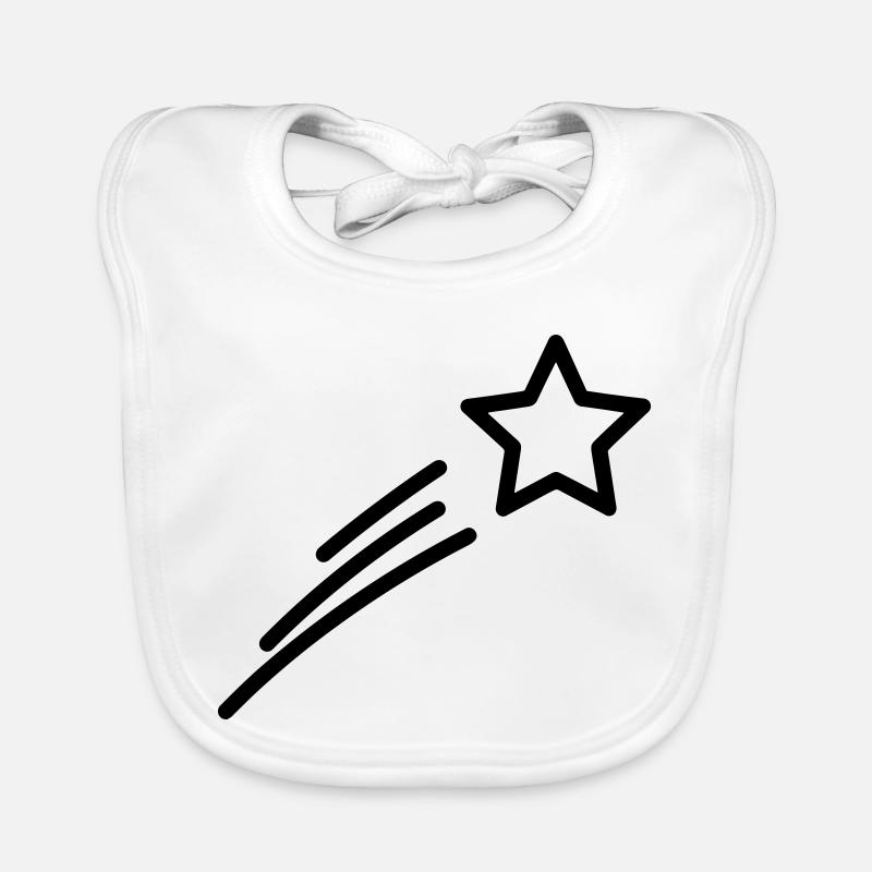 shooting star Organic Baby Bibs