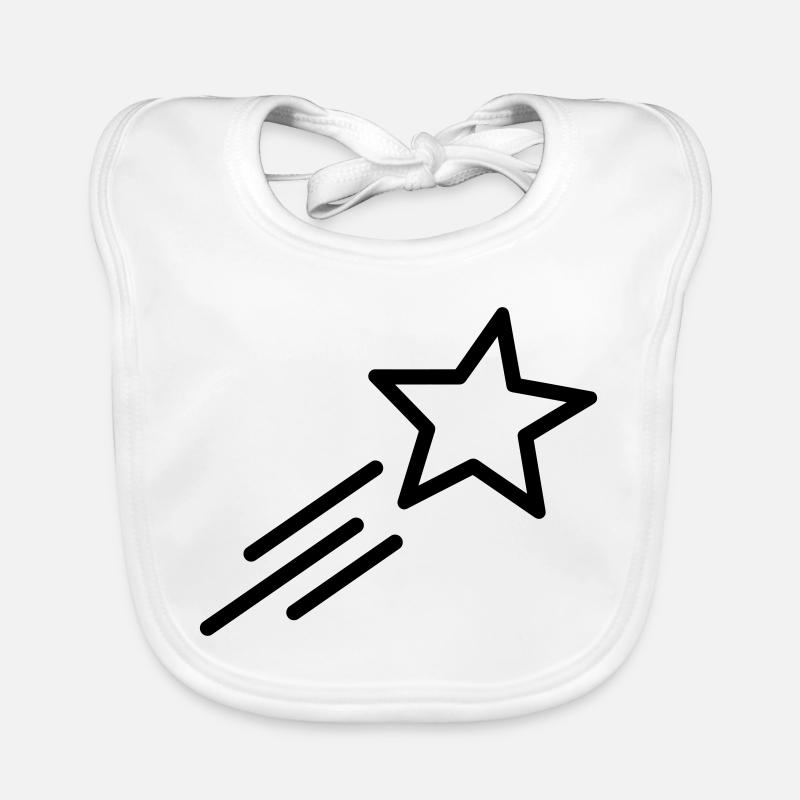 shooting star Organic Baby Bibs