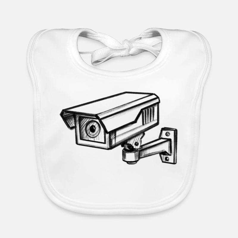 Sécurité des caméras de sécurité - Illusionration Bavoir bio Bébé