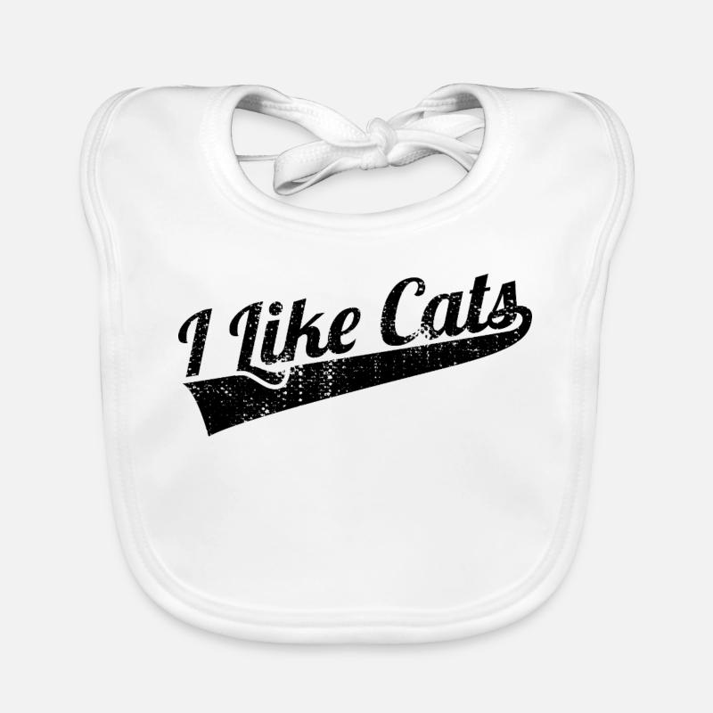 J’adore les chats Bavoir bio Bébé