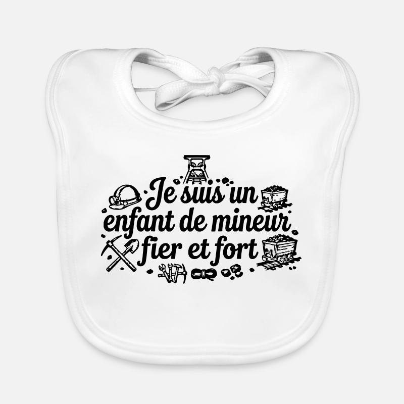 Enfant de mineur  Bavoir bio Bébé