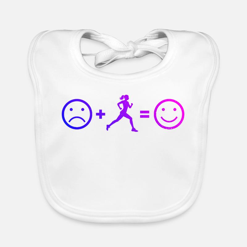 Geschenkidee für eine Running mit Running Baby Bio-Lätzchen