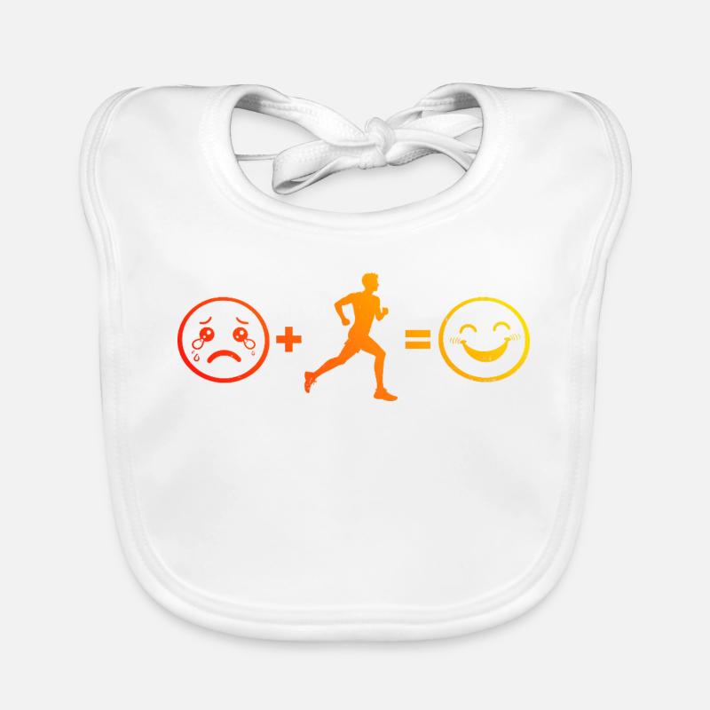Geschenkidee für einen Running mit Running Baby Bio-Lätzchen