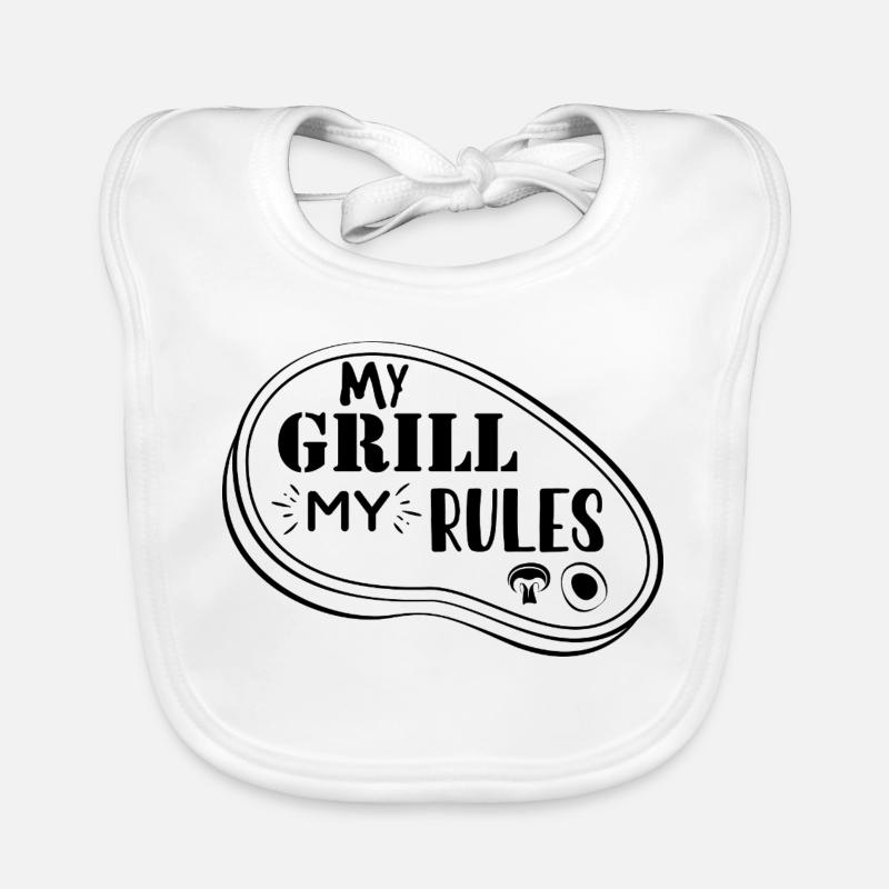 My Grill My Rules Baby Bio-Lätzchen