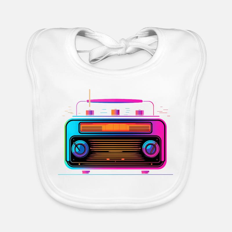 70s Radio Organic Baby Bibs