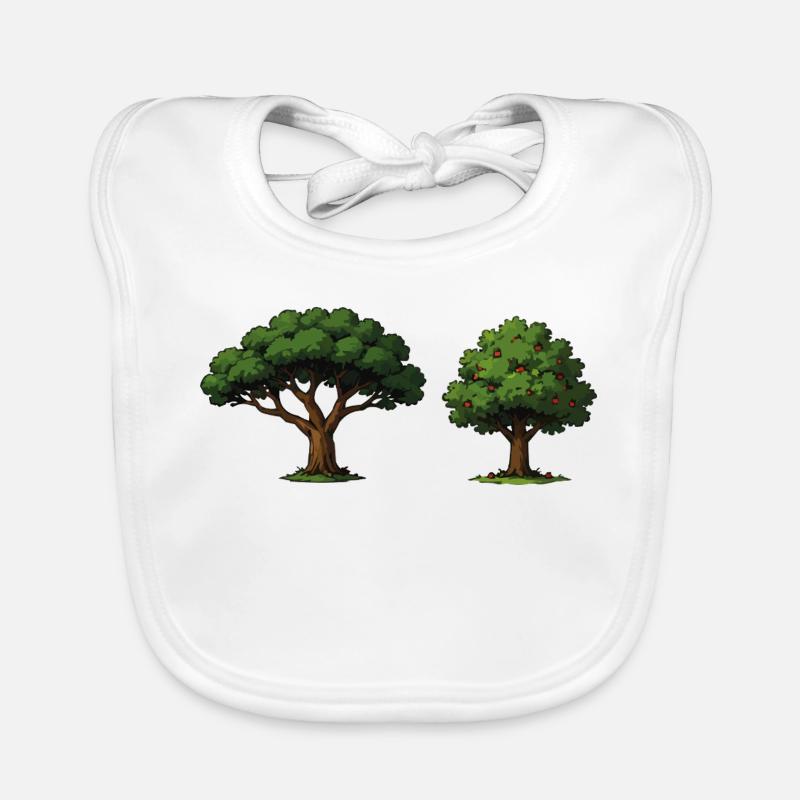 Tree duo apple tree in balance Organic Baby Bibs