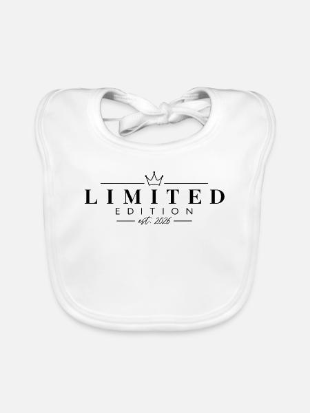 Limited Edition - Baby Bio-Lätzchen - Weiß