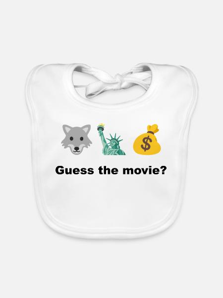 Wolf Freedom and Profit – rate mal, was ist der Film? - Baby Bio-Lätzchen - Weiß - Vorne