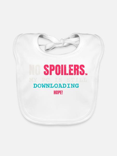 No Spoiler Videogame - Baby Bio-Lätzchen - Weiß - Vorne