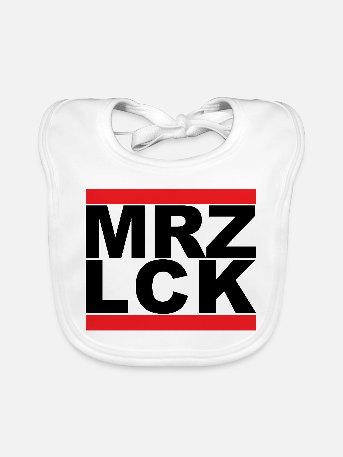 MRZ LCK - Baby Bio-Lätzchen - Weiß - Vorne