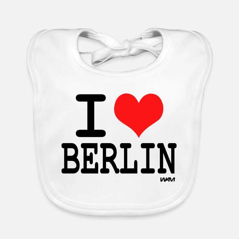 i love berlin Baby Bio-Lätzchen