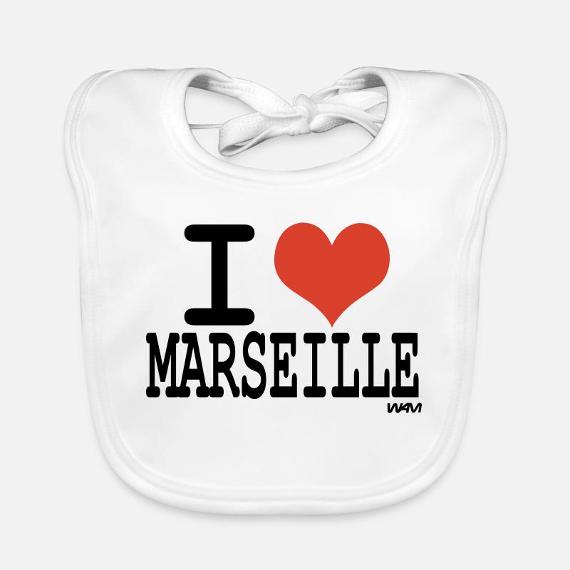 i love marseille Organic Baby Bibs