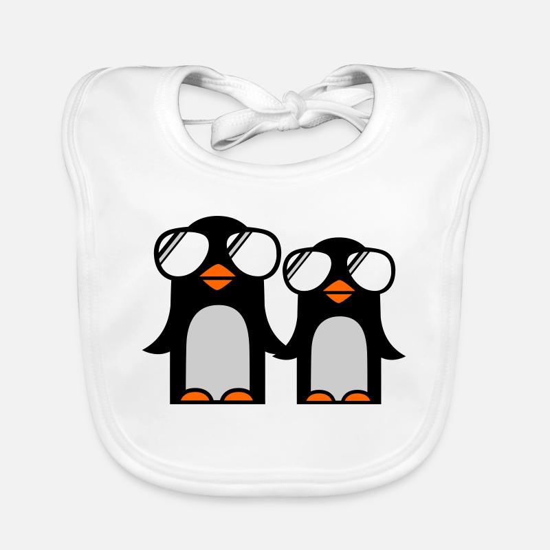 funky pinguine Baby Bio-Lätzchen
