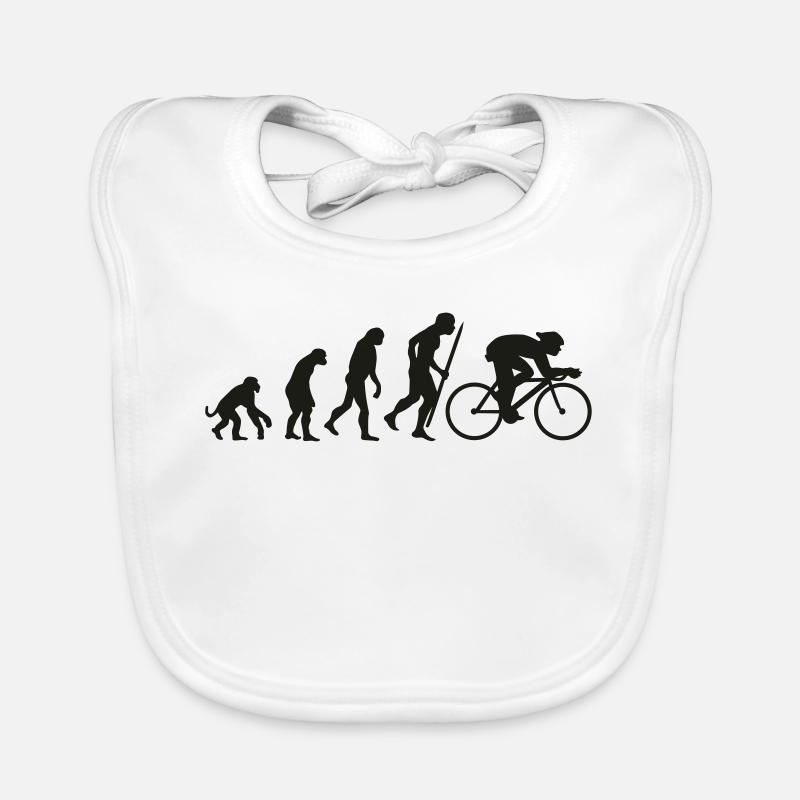Evolution du cyclisme Bavoir bio Bébé