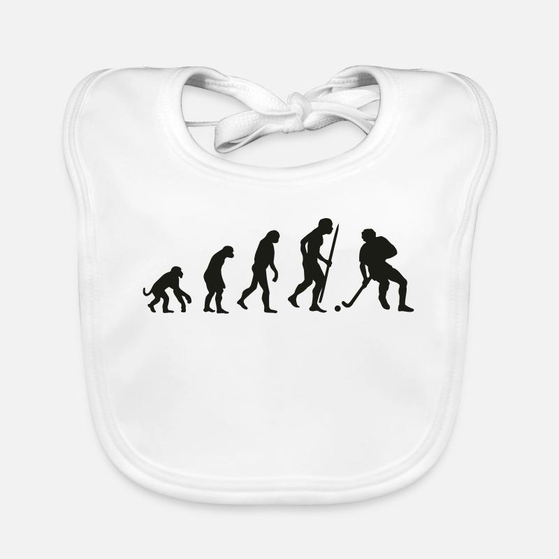 Evolution of field hockey Organic Baby Bibs