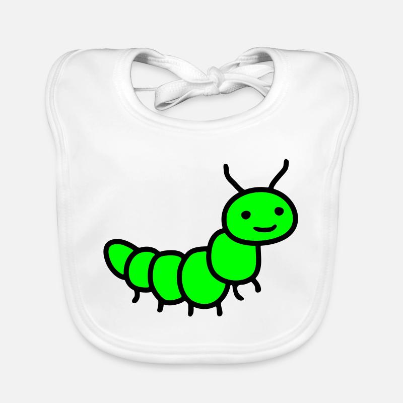 caterpillar Organic Baby Bibs