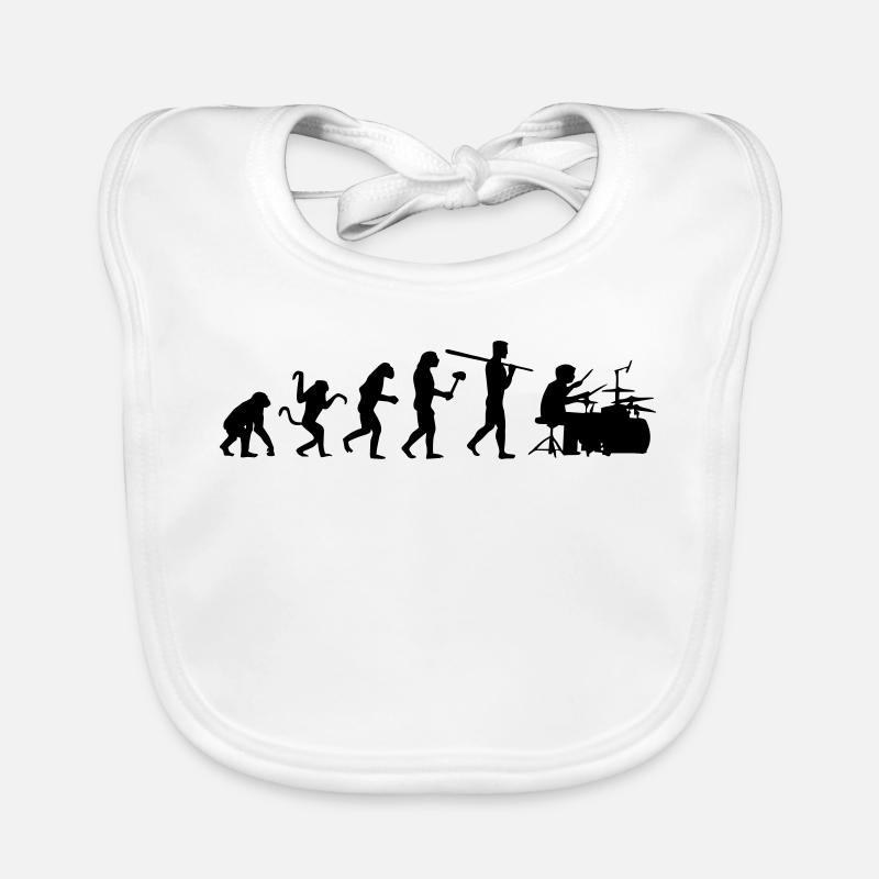 ÉVOLUTION DE LA MUSIQUE ! Bavoir bio Bébé