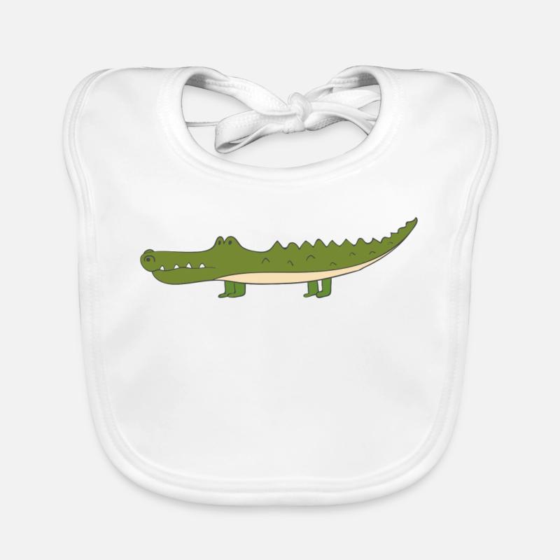 Krokodil Baby Bio-Lätzchen
