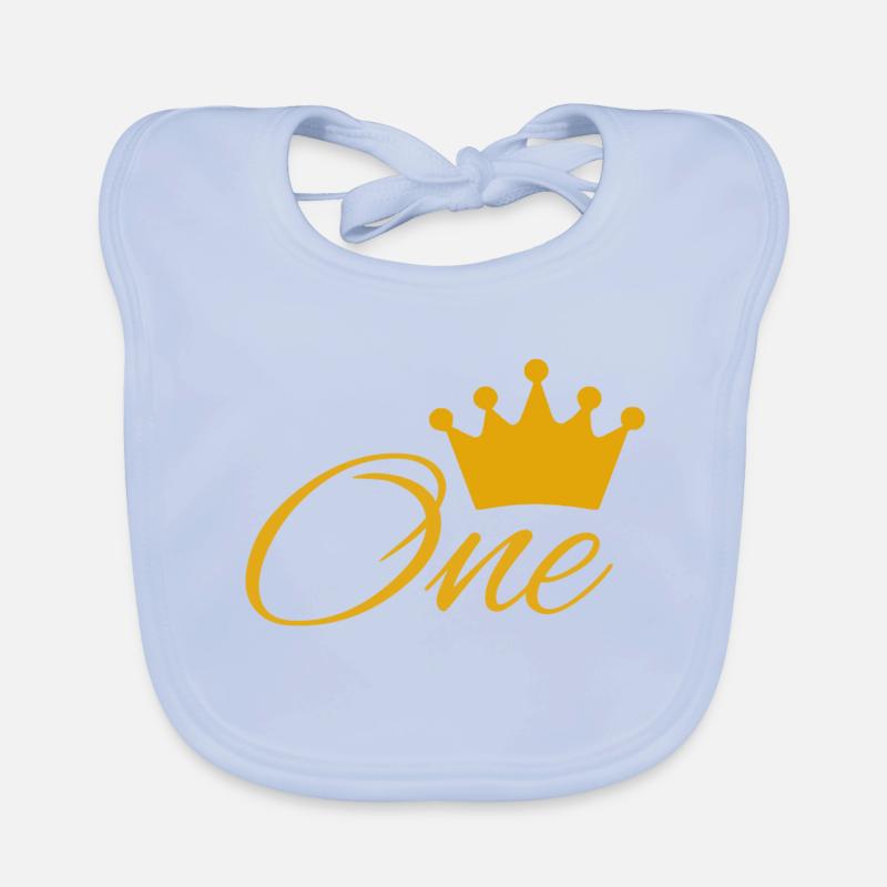 ''One'' Organic Baby Bibs