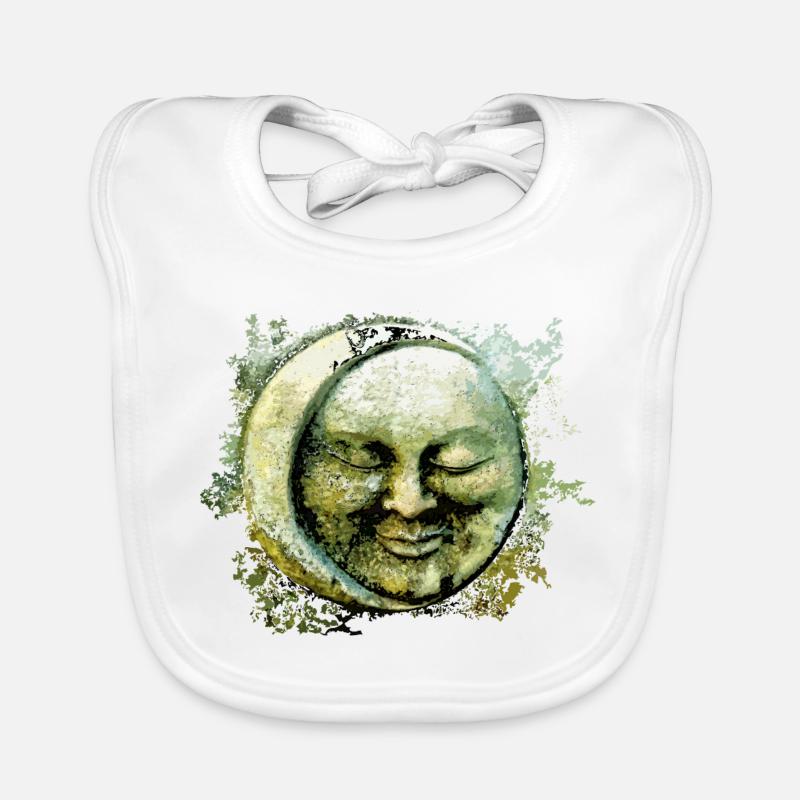 Lune et soleil Bavoir bio Bébé