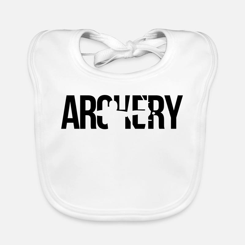 archery tir à l'arc Bavoir bio Bébé