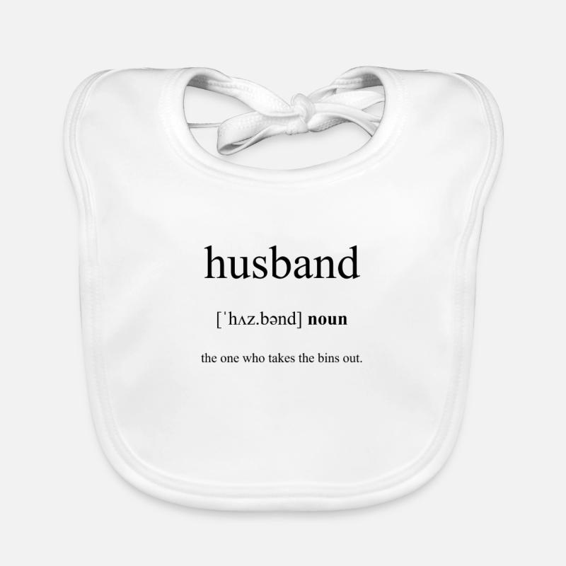 Husband (Ehemann) Definition Dictionary Organic Baby Bibs