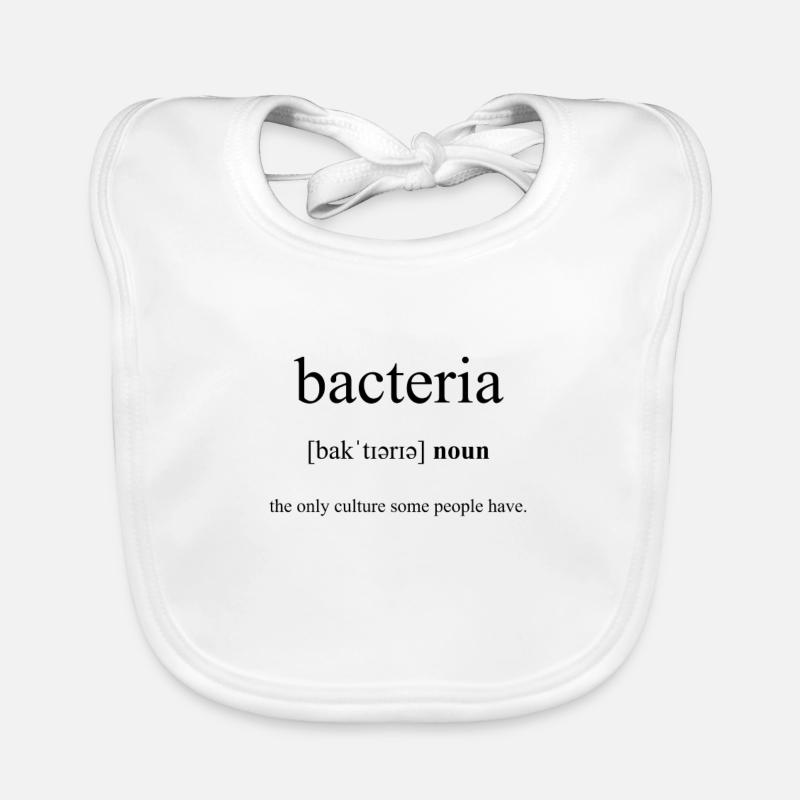 Bacteria (Bakterien) Definition Dictionary Baby Bio-Lätzchen