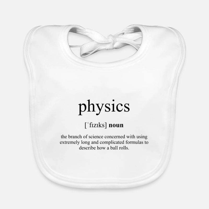 Physics (Physik) Definition Unisex T-Shirt Baby Bio-Lätzchen