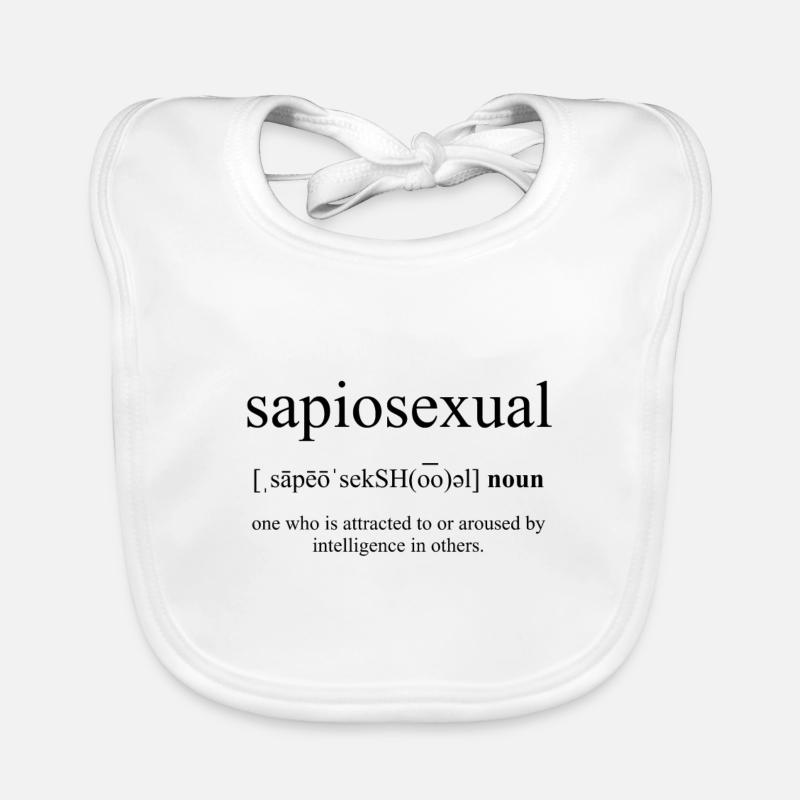 Sapiosexual (Sapiosexualität) Definition Baby Bio-Lätzchen