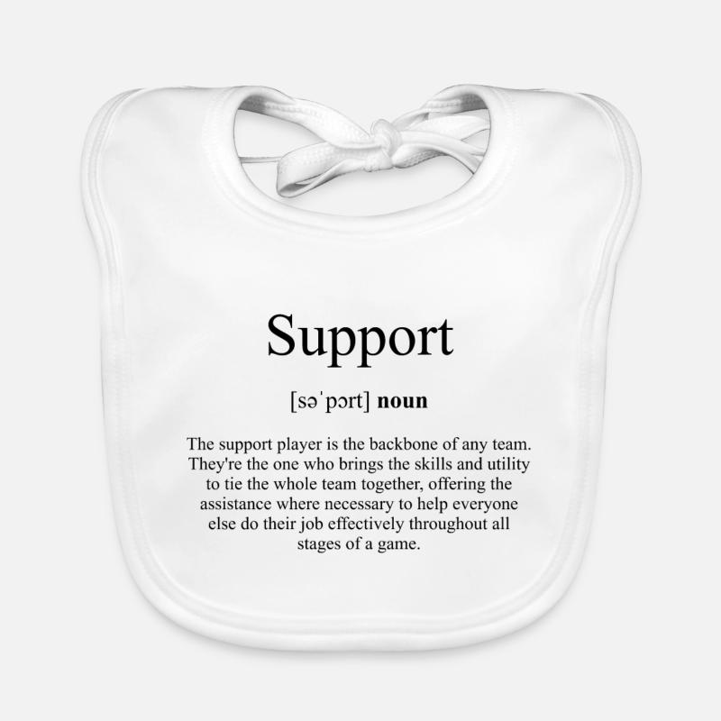 Support (Unterstützer) Definition Dictionary Baby Bio-Lätzchen