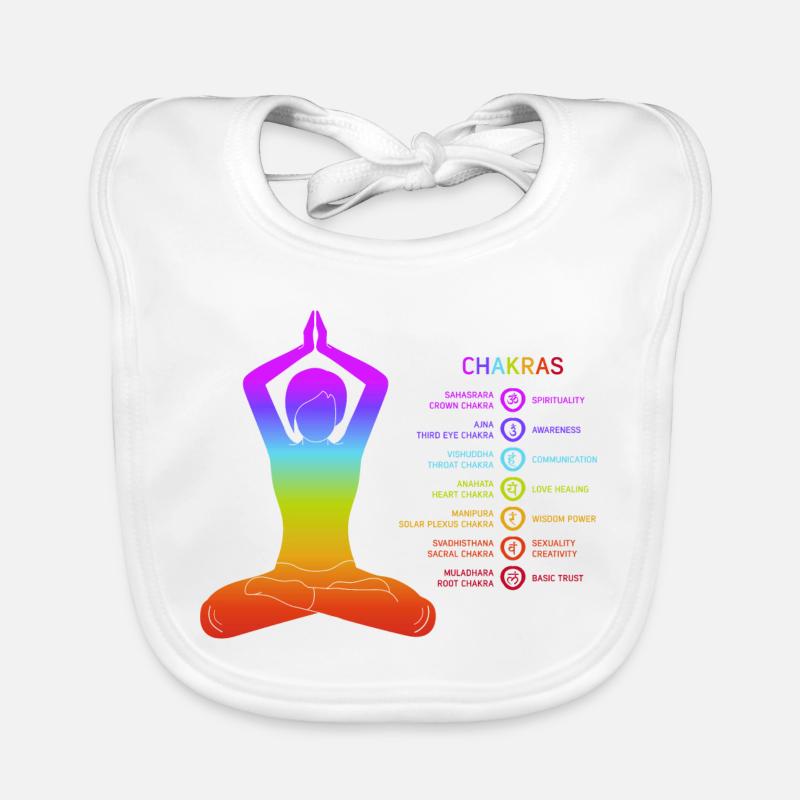 Chakra - Chakras Baby Bio-Lätzchen