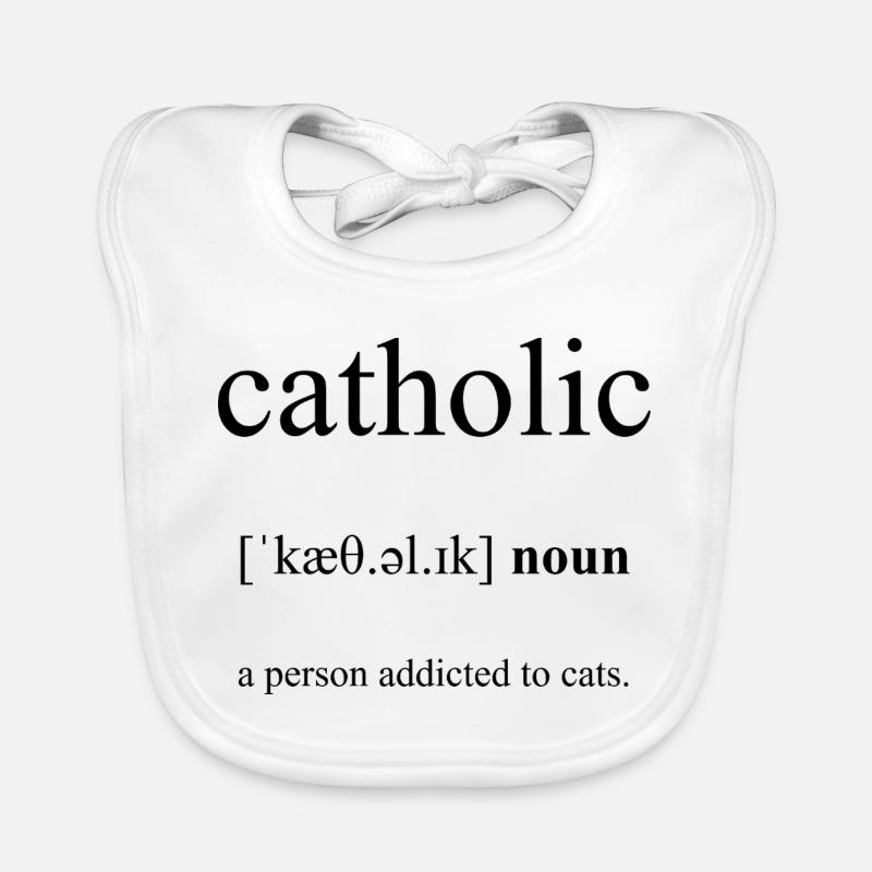 Catholic Definition Dictionary Baby Bio-Lätzchen
