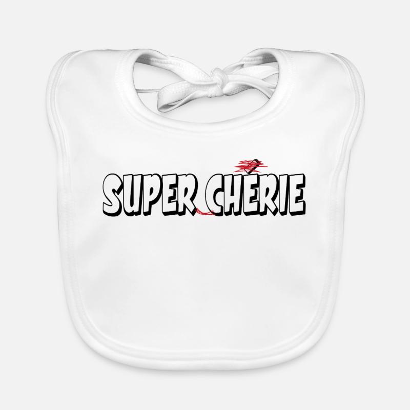 SUPER-CHERIE Bavoir bio Bébé
