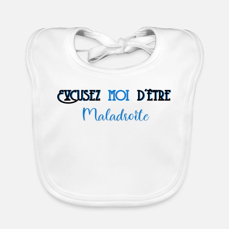 Excuse me for being clumsy Organic Baby Bibs