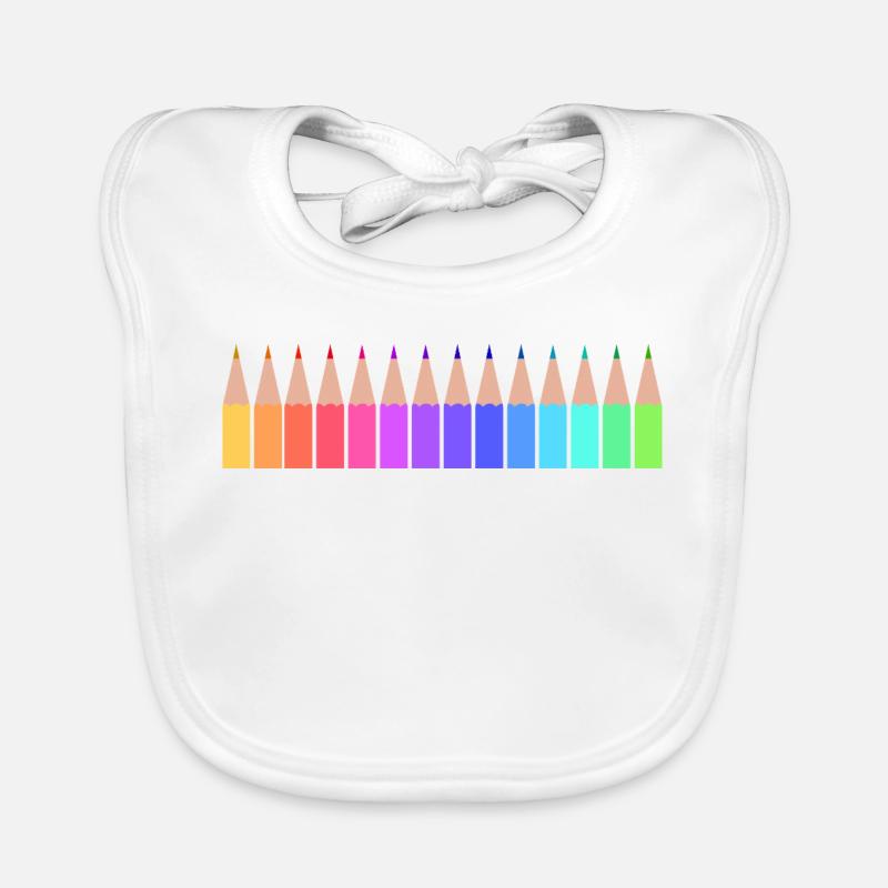 Crayons de couleur Bavoir bio Bébé