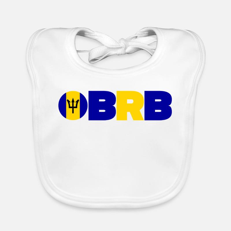 Barbade - Bavoir bio Bébé - blanc