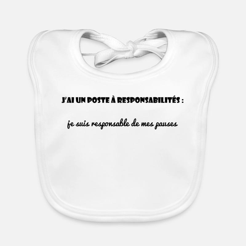 CITATION. MESSAGE. HUMOUR. CITATIONS DRÔLES Bavoir bio Bébé