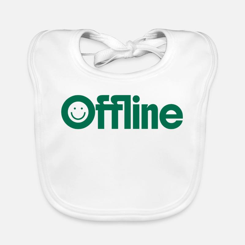 Offline Mode Organic Baby Bibs