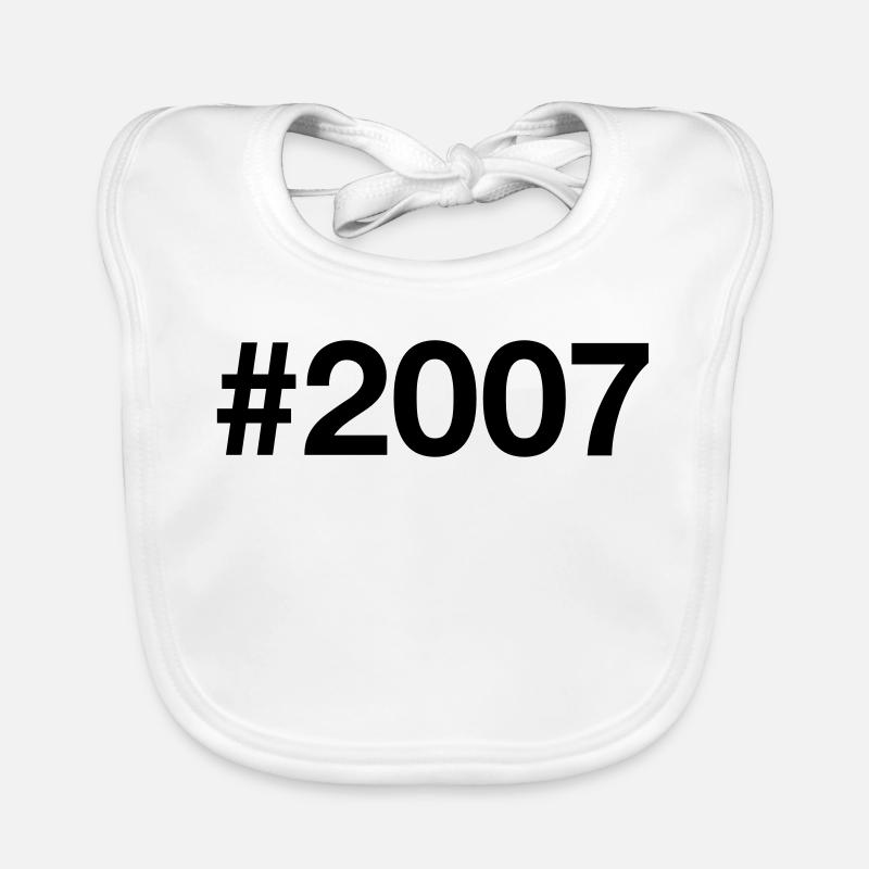 2007 Né 19 ans 19e anniversaire Bavoir bio Bébé