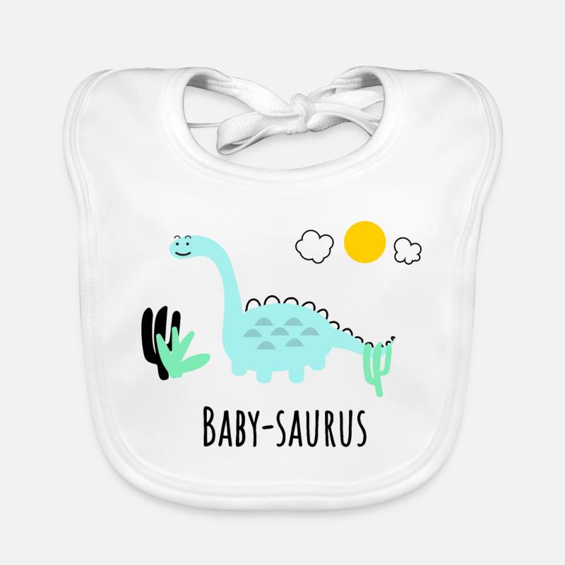 Bébé Saurus - Idée cadeau Bavoir bio Bébé
