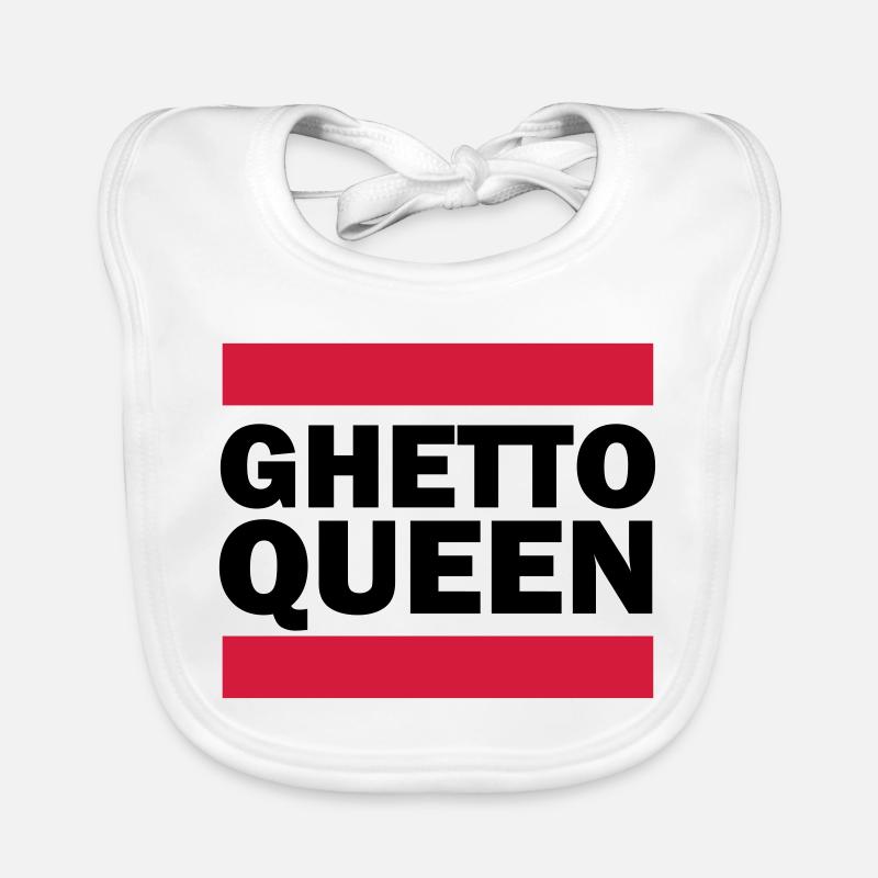 Ghetto Queen Bavoir bio Bébé